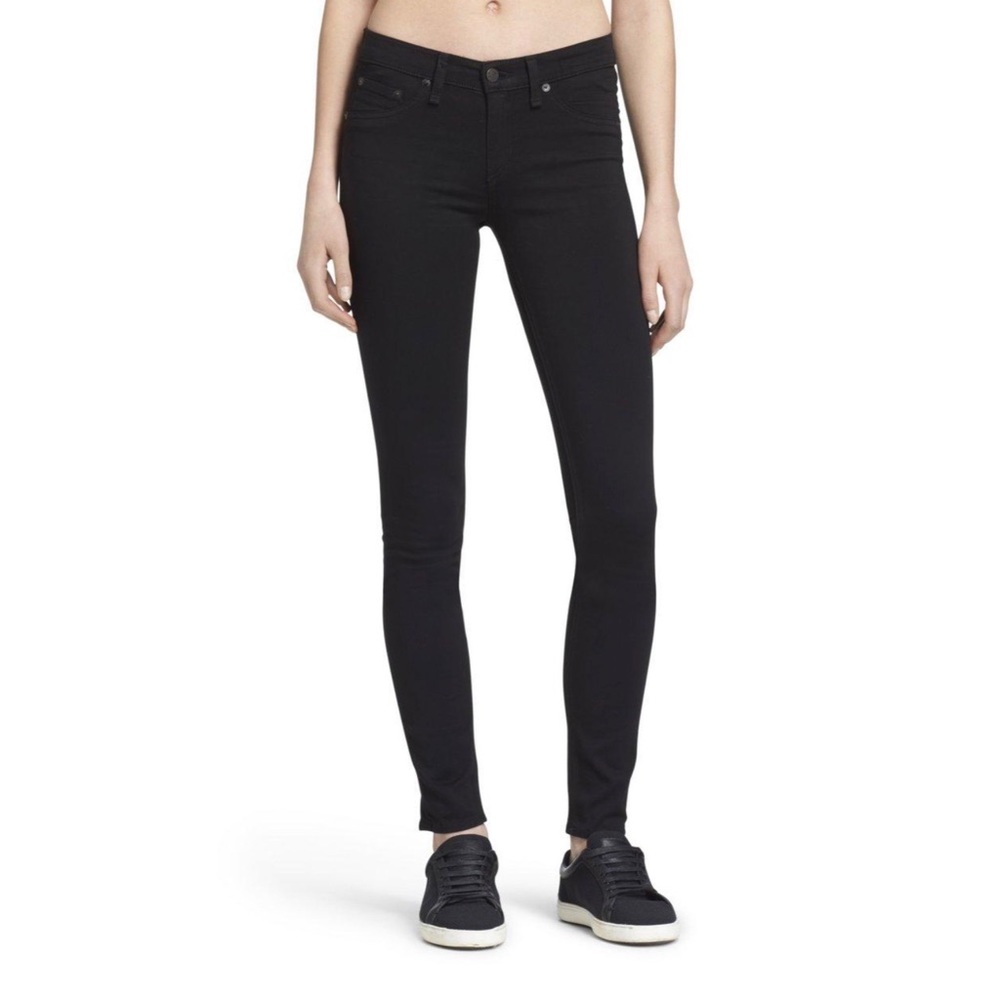 Rag and Bone Black Skinny Pants